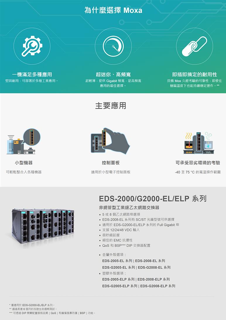 Moxa EDS-2005-ELP優勢